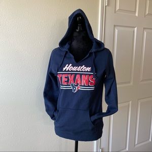 NFL Texans Hoodie Sweatshirt woman’s Houston Texans S.  Hoodie Blue Red …